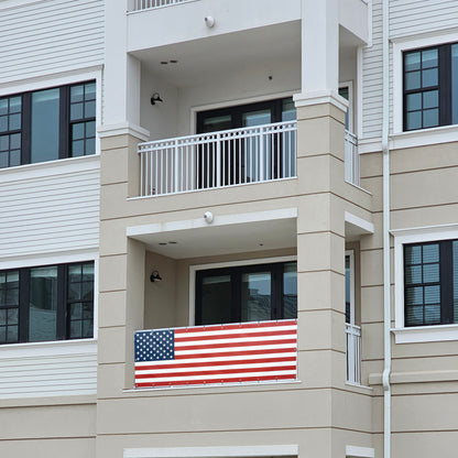 Balcony Privacy Screen – USA Flag Outdoor Banner