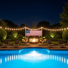 PVC Vinyl USA Flag Banner for Indoor/Outdoor Decor