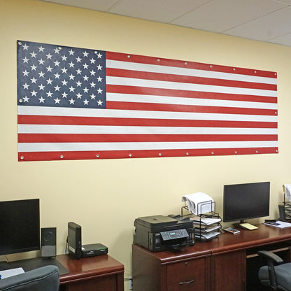 USA Flag Vinyl Banner for Indoor & Outdoor Displays